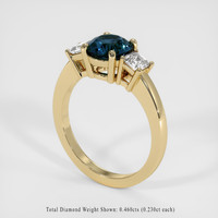 1.68 Ct. Sapphire Ring, 14K Yellow Gold 2