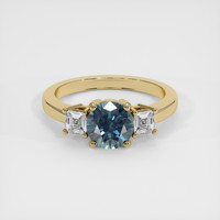 1.59 Ct. Sapphire Ring, 18K Yellow Gold 1