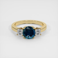1.68 Ct. Sapphire Ring, 18K Yellow Gold 1