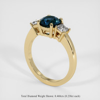 1.68 Ct. Sapphire Ring, 18K Yellow Gold 2