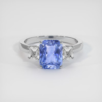 5.01 Ct. Sapphire Ring, 18K White Gold 1