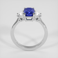 3.03 Ct. Blue Sapphire Ring, 18K White Gold 3