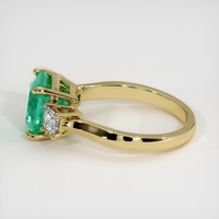 2.52 Ct. Emerald Ring, 18K Yellow Gold 4