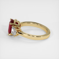 2.00 Ct. Ruby Ring, 14K Yellow Gold 4