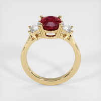 2.00 Ct. Ruby Ring, 18K Yellow Gold 3