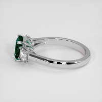 2.09 Ct. Emerald Ring, Platinum 950 4