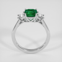 2.09 Ct. Emerald Ring, 18K White Gold 3