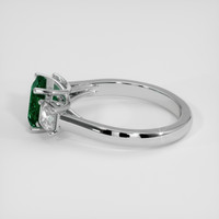 2.09 Ct. Emerald Ring, 18K White Gold 4