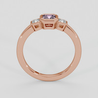 0.31 Ct. Purple Sapphire Ring, 14K Rose Gold 3