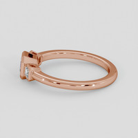 0.31 Ct. Purple Sapphire Ring, 14K Rose Gold 4
