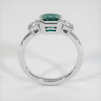 1.43 Ct. Bluish Green Sapphire Ring, 10K White Gold 3