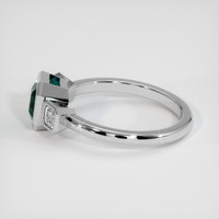1.43 Ct. Bluish Green Sapphire Ring, 10K White Gold 4