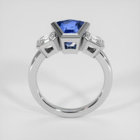 2.54 Ct. Blue Sapphire Ring, 18K White Gold 3