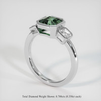 2.52 Ct. Sapphire Ring, 18K White Gold 2