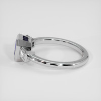 1.72 Ct. Blue Sapphire Ring, 18K White Gold 4