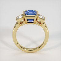 2.83 Ct. Blue Sapphire Ring, 10K Yellow Gold 3