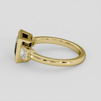 2.04 Ct. Bi Color / Parti Sapphire Ring, 10K Yellow Gold 4