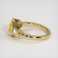 3.57 Ct. Sapphire Ring, 14K Yellow Gold 4