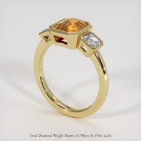 2.53 Ct. Sapphire Ring, 14K Yellow Gold 2