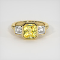 3.56 Ct. Sapphire Ring, 14K Yellow Gold 1