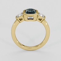 2.08 Ct. Color Change Sapphire Ring, 18K Yellow Gold 3