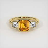 2.53 Ct. Sapphire Ring, 18K Yellow Gold 1