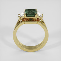 2.44 Ct. Green Sapphire Ring, 18K Yellow Gold 3