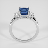 2.83 Ct. Blue Sapphire Ring, Platinum 950 3