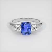 1.56 Ct. Sapphire Ring, Platinum 950 1