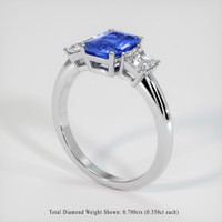1.56 Ct. Sapphire Ring, Platinum 950 2