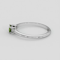 0.40 Ct. Green Sapphire Ring, Platinum 950 4
