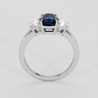 1.63 Ct. Blue Spinel Ring, Platinum 950 3