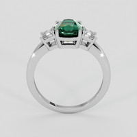 1.56 Ct. Bluish Green Tourmaline Ring, 14K White Gold 3