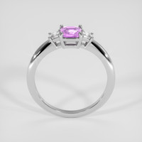 1.04 Ct. Purple Sapphire Ring, 18K White Gold 3