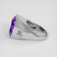 19.75 Ct. Pinkish Purple Amethyst Ring, Platinum 950 4