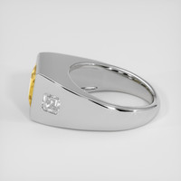 2.81 Ct. Yellow Citrine Ring, Silver 4