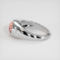 2.33 Ct. Padparadscha Sapphire Ring, 14K White Gold 4