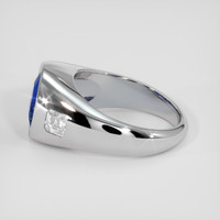 7.52 Ct. Blue Sapphire Ring, 18K White Gold 4