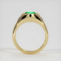 1.52 Ct. Emerald Ring, 18K Yellow Gold 3