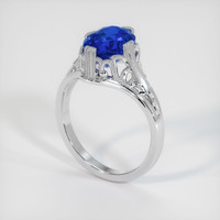 3.12 Ct. Sapphire Ring, Platinum 950 2