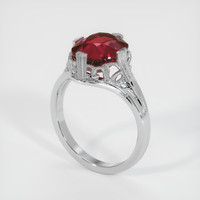 4.11 Ct. Ruby Ring, Platinum 950 2