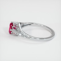 0.85 Ct. Ruby Ring, Platinum 950 4