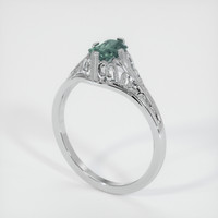 0.54 Ct. Sapphire Ring, Platinum 950 2