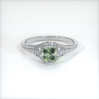 1.34 Ct. Sapphire Ring, Platinum 950 1