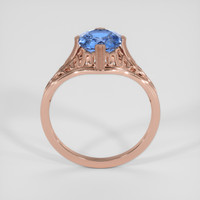 1.68 Ct. Blue Sapphire Ring, 14K Rose Gold 3