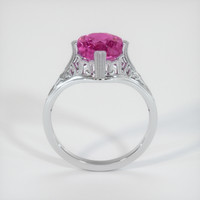 3.00 Ct. Purplish Pink Sapphire Ring, 10K White Gold 3