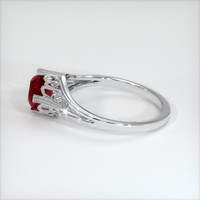 1.30 Ct. Ruby Ring, 10K White Gold 4