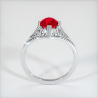1.20 Ct. Pinkish Red Ruby Ring, 10K White Gold 3