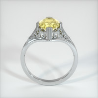 1.80 Ct. Yellow Sapphire Ring, 10K White Gold 3