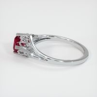 0.96 Ct. Ruby Ring, 14K White Gold 4